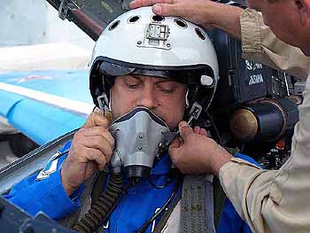 Pilot Helmet, Oxygen Mask